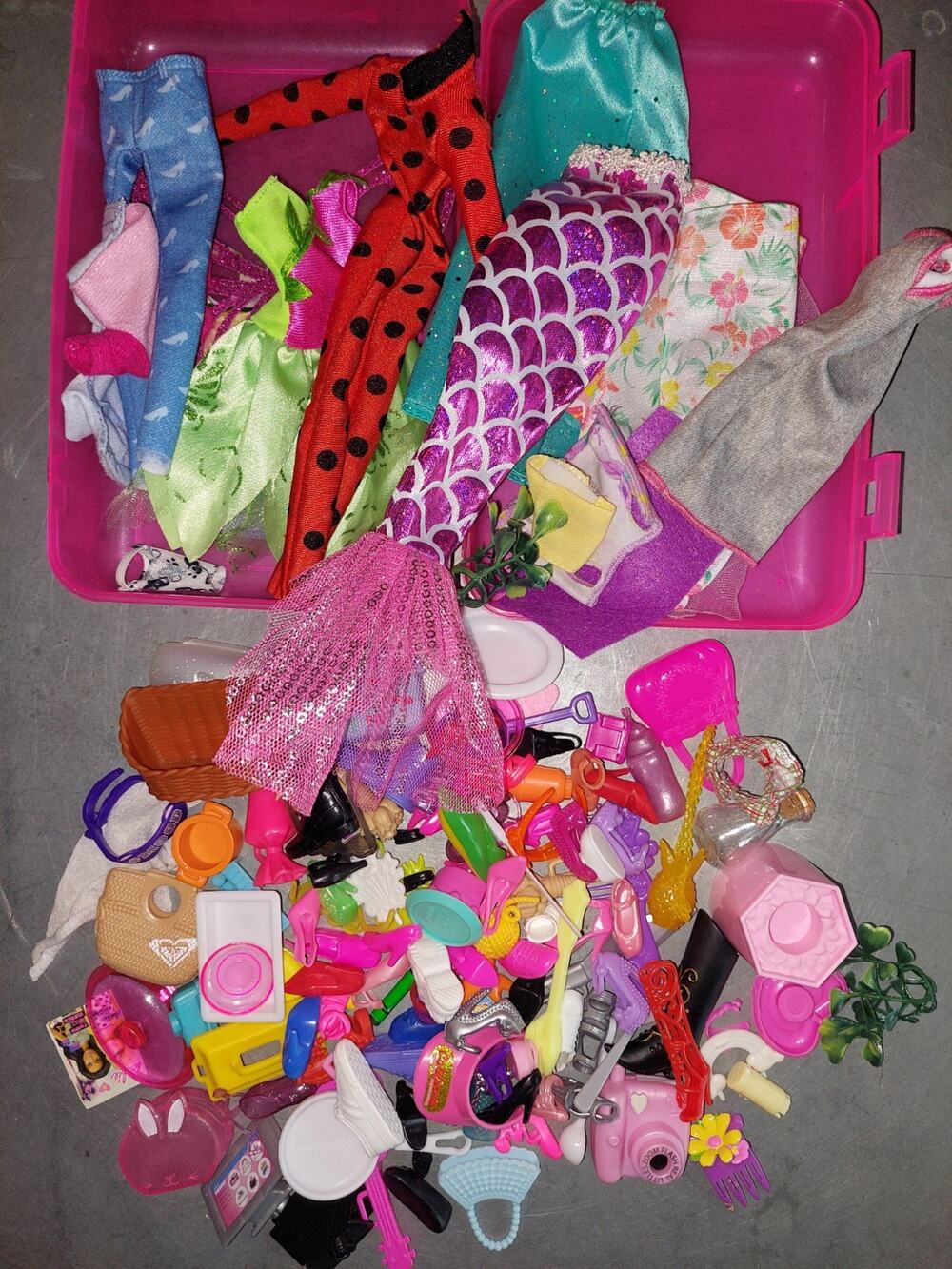 Barbie Doll Clothing & Accessory Large Lot Mixed Brands